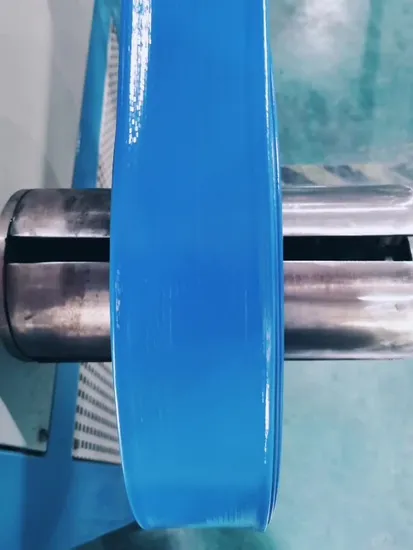 Tuyau flexible en PVC pour irrigation agricole et agricole, technologie coréenne, tuyau d'aspiration et de refoulement à plat, extrudé en une étape