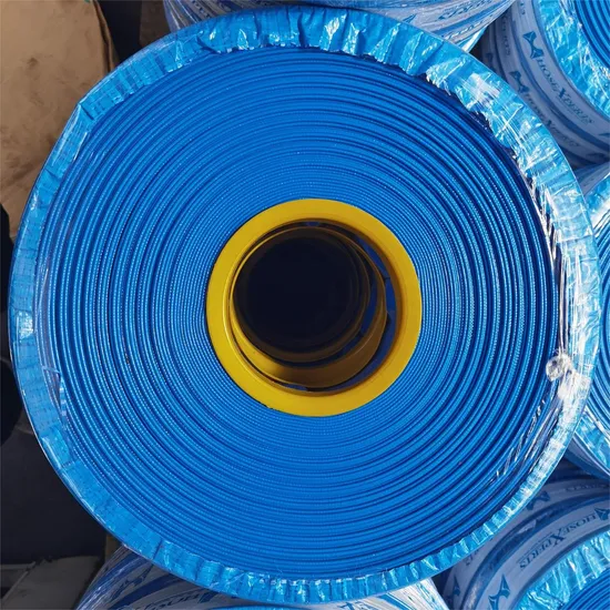 Tuyaux plats extrudés New Style One, bleu, rouge, vert et jaune